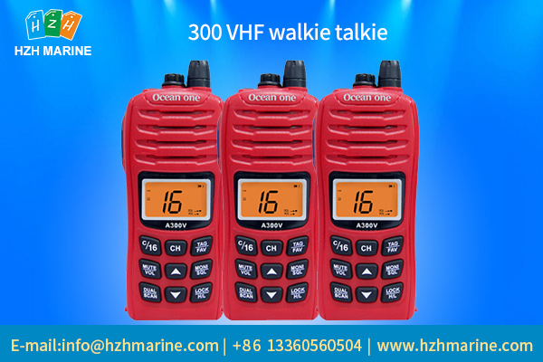 Portable VHF radio walkie-talkie